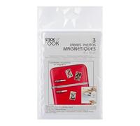 Paris Prix Atmosphera Créateur d'intérieur - Lot de 3 Cadres Photo Magnet 10x15cm Transparent