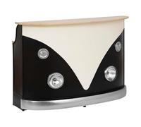 Paris Prix Atmosphera Créateur d'intérieur - Meuble de Bar Van Gaston 152cm Noir & Blanc