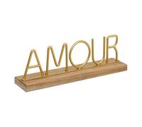 Paris Prix Atmosphera Créateur d'intérieur - Mot Déco à Poser Amour 25cm Or