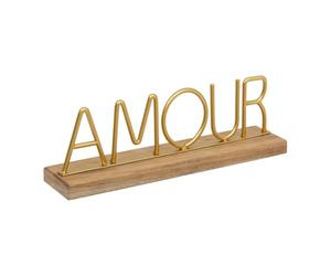 Paris Prix Atmosphera Créateur d'intérieur - Mot Déco à Poser Amour 25cm Or
