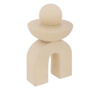 Paris Prix Atmosphera Créateur d'intérieur - Objet Déco en Céramique Wavy Bliss 18cm Beige