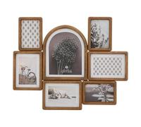 Paris Prix Atmosphera Créateur d'intérieur - Pêle-Mêle en Bois 7 Photos Felisa 57cm Marron