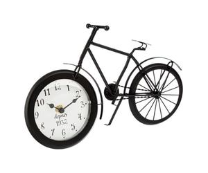 Paris Prix Atmosphera Créateur d'intérieur - Pendule à Poser Vélo 28cm Noir