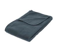 Paris Prix Atmosphera Créateur d'intérieur - Plaid Polaire Jeremy 125x150cm Bleu Orage