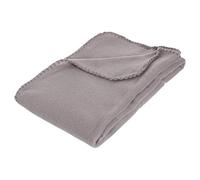 Paris Prix Atmosphera Créateur d'intérieur - Plaid Polaire Jeremy 125x150cm Gris