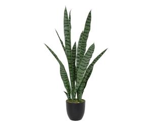 Paris Prix Atmosphera Créateur d'intérieur - Plante Artificielle Sansevieria Toby 90cm Vert