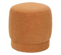 Paris Prix Atmosphera Créateur d'intérieur - Pouf Design Bouclette Amea 40cm Ambre