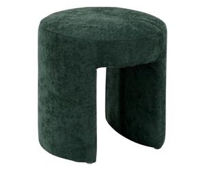 Paris Prix Atmosphera Créateur d'intérieur - Pouf Design en Tissu Jin 38cm Vert Cèdre
