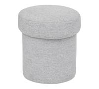 Paris Prix Atmosphera Créateur d'intérieur - Pouf Design Tika 40cm Gris