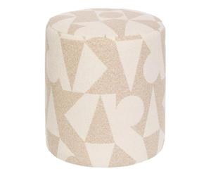 Paris Prix Atmosphera Créateur d'intérieur - Pouf Rond Arty Delor 40cm Beige