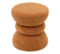 Paris Prix Atmosphera Créateur d'intérieur - Pouf Totem Ritem 36cm Ambre