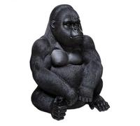Paris Prix Atmosphera Créateur d'intérieur - Statue Déco Gorille Assis 46cm Noir