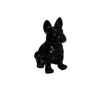 Paris Prix Atmosphera Créateur d'intérieur - Statuette Déco Bulldog 22cm Noir