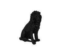 Paris Prix Atmosphera Créateur d'intérieur - Statuette Déco Lion en Résine 51cm Noir