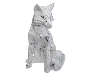 Paris Prix Atmosphera Créateur d'intérieur - Statuette Déco Origami Renard 25cm Blanc