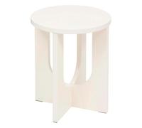 Paris Prix Atmosphera Créateur d'intérieur - Table d'Appoint Design Bloom 50cm Ivoire