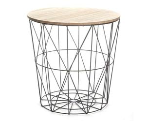 Paris Prix Atmosphera Créateur d'intérieur - Table d'Appoint Design Kumi 41cm Noir