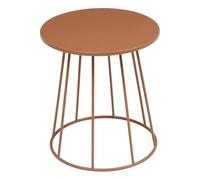 Paris Prix Atmosphera Créateur d'intérieur - Table d'Appoint en Métal Latte 38cm Terracotta