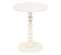 Paris Prix Atmosphera Créateur d'intérieur - Table d'Appoint Ronde Alix 50cm Ivoire