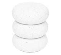 Paris Prix Atmosphera Créateur d'intérieur - Table d'Appoint Totem Stonento 43cm Blanc