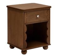 Paris Prix Atmosphera Créateur d'intérieur - Table de Chevet 1 Tiroir Mona 56cm Marron