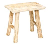 Paris Prix Atmosphera Créateur d'intérieur - Tabouret en Bois Woody 32cm Naturel