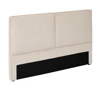 Paris Prix Atmosphera Créateur d'intérieur - Tête de Lit Effet Velours Côtelé Wonta 163cm Argile