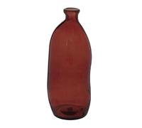 Paris Prix Atmosphera Créateur d'intérieur - Vase Bouteille en Verre Uly 35cm Ambre