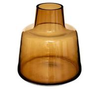 Paris Prix Atmosphera Créateur d'intérieur - Vase Epaule Design en Verre Yliana 23cm Ambre