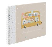Paris Prix Atmosphera for Kids - Album 12 Photos de Classe School Bus 32cm Beige