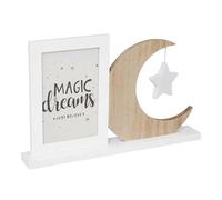 Paris Prix Atmosphera for Kids - Cadre Photo Enfant Lune 10x15cm Blanc & Beige