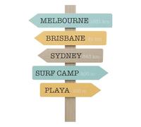Paris Prix Atmosphera for Kids - Décoration Murale Panneaux Australie 54cm Multicolore