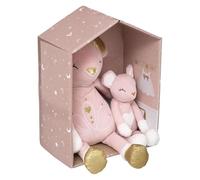 Paris Prix Atmosphera for Kids - Lot de 2 Peluches Enfant Souris & Maman 28cm Rose