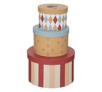Paris Prix Atmosphera for Kids - Lot de 3 Boîtes de Rangement Cirque 25cm Multicolore