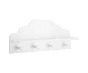 Paris Prix Atmosphera for Kids - Patère 4 Crochets Nuage Blanc