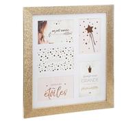 Paris Prix Atmosphera for Kids - Pêle Mêle 5 Photos Glitter 41cm Or