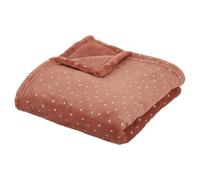 Paris Prix Atmosphera for Kids - Plaid Flanelle Enfant Berlingot 75x100cm Terracotta