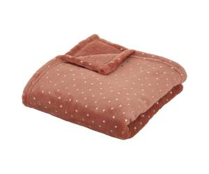 Paris Prix Atmosphera for Kids - Plaid Flanelle Enfant Berlingot 75x100cm Terracotta