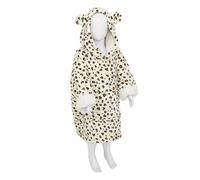 Paris Prix Atmosphera for Kids - Plaid Sweat Capuche Enfant Léopard 60x95cm Ocre