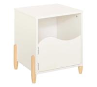 Paris Prix Atmosphera for Kids - Table de Chevet Enfant Douceur 40cm Blanc