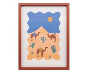 Paris Prix Atmosphera for Kids - Tableau Imprimé Encadré Marrakech 30x40cm Multicolore