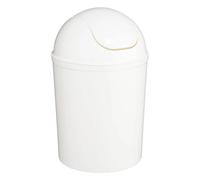Paris Prix B Basic & Co - Poubelle de Salle de Bain Essential 7L Blanc