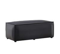 Paris Prix Banc Pouf Design Palermo 119cm Noir