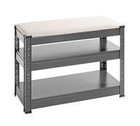 Paris Prix Banc Rangement à Chaussures Oris 60cm Anthracite