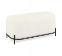 Paris Prix Banquette en Tissu Bouclé Mark 122cm Beige