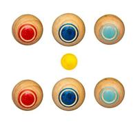 Paris Prix Be Toy's - Jeu Enfant en Bois Pétanque 6cm Multicolore
