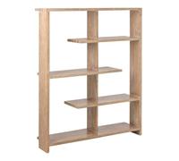 Paris Prix Bibliothèque en Bois Manga 146cm Blanc Cassé