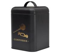 Paris Prix Boîte à Confiserie en Métal Lounge 22cm Noir