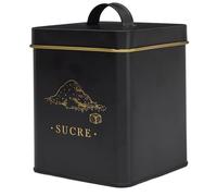 Paris Prix Boîte à Sucre en Métal Lounge 19cm Noir