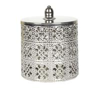 Paris Prix Boîte Déco en Métal Ajourée 14cm Argent